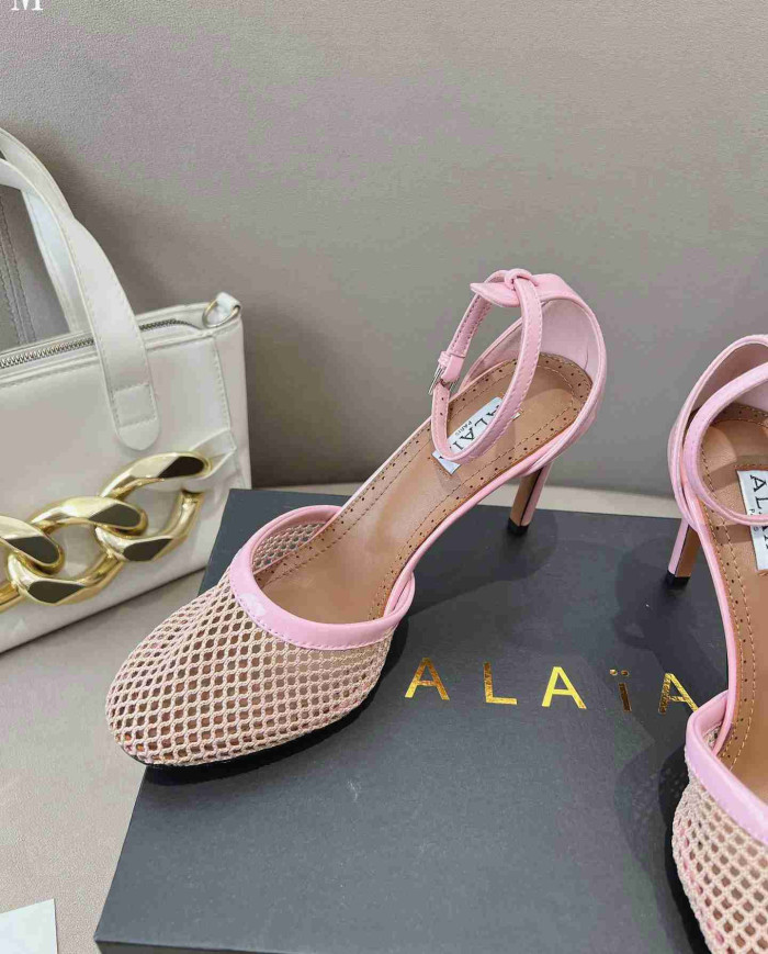 Alaïa Fishnet Sandals