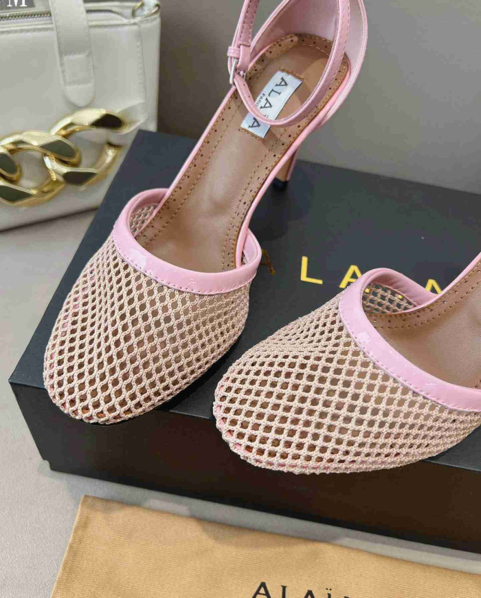 Alaïa Fishnet Sandals