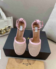 Alaïa Fishnet Sandals