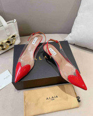 Alaïa Heart Transparent High Heels