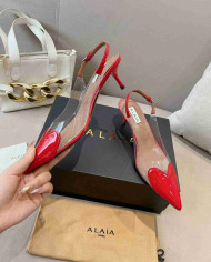 Alaïa Heart Transparent High Heels
