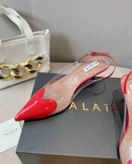 Alaïa Heart Transparent High Heels