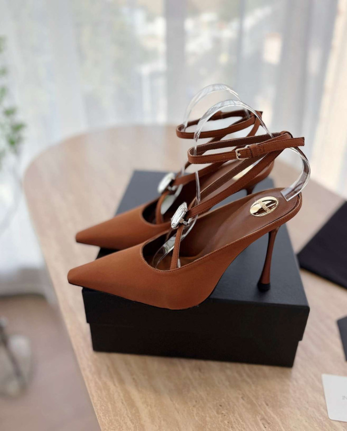 Saint Laurent Rhinestone Embellished High Heels