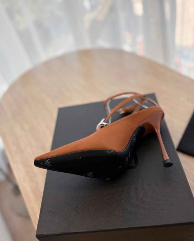 Saint Laurent Rhinestone Embellished High Heels