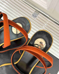 Saint Laurent Square Toe Ankle Strap Sandals