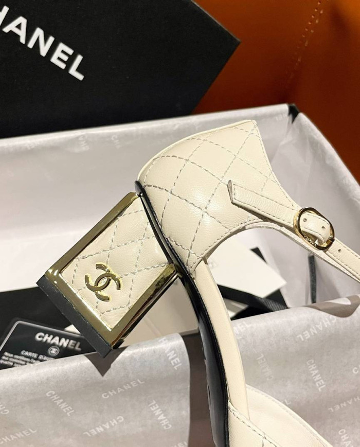 Chanel Classic Quilted Mary Jane Shoes