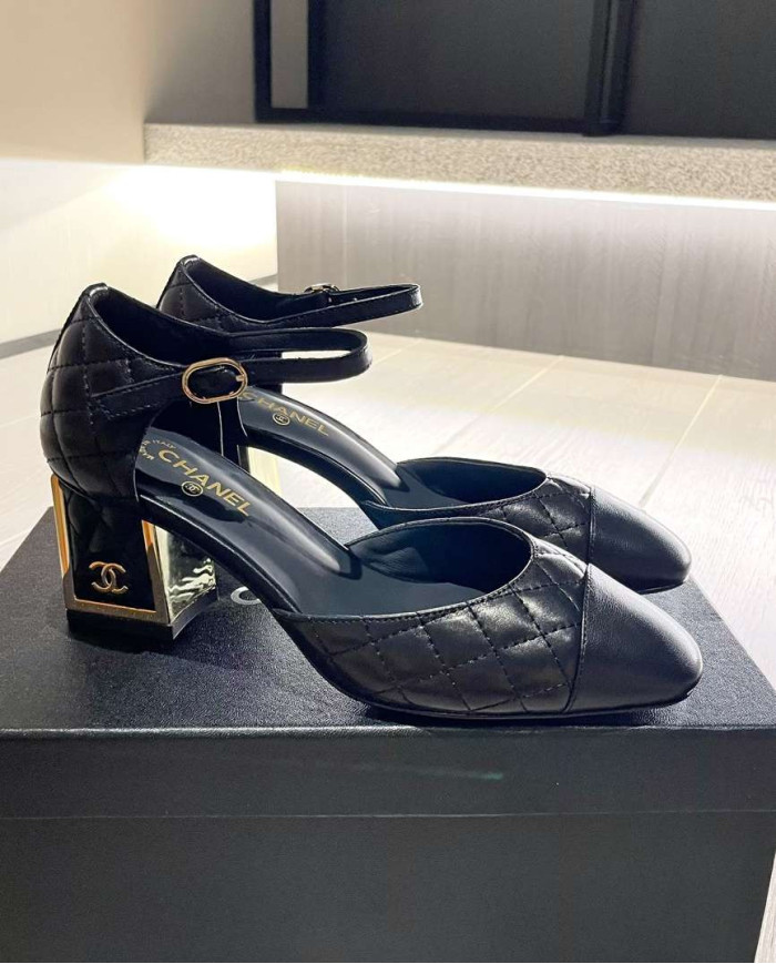 Chanel Classic Quilted Mary Jane Shoes