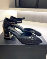 Chanel Classic Quilted Mary Jane Shoes