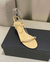 Chanel Women's Open Toe Block Heel Sandals