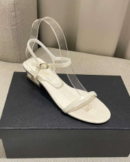 Chanel Women's Open Toe Block Heel Sandals