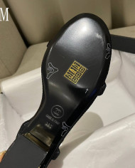 Chanel Women's Open Toe Block Heel Sandals