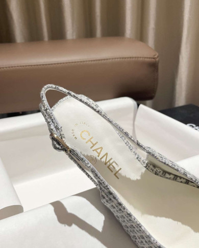 Chanel Women's Pointed Toe Wedge Shoes