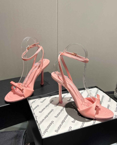 Alexander Wang Women's Bow Stiletto Heel Sandals