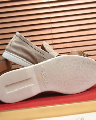 Lora Piana Couple style business loafers cowhide