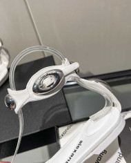 Alexander Wang Women's Metal Buckle Flat Sandals