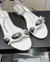 Alexander Wang Women's Metal Buckle Flat Sandals