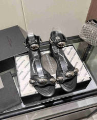 Alexander Wang Women's Metal Buckle Flat Sandals