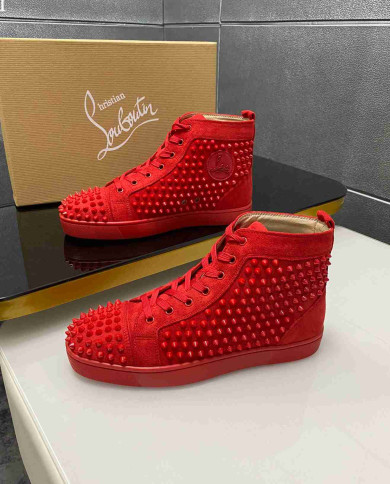 Christian Louboutin Spike High Top Sneakers