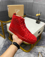 Christian Louboutin Spike High Top Sneakers