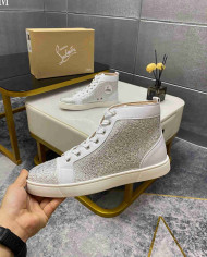 Christian Louboutin Strass High Top Sneakers