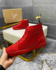 Christian Louboutin Spike High Top Sneakers