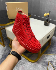 Christian Louboutin Spike High Top Sneakers