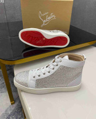 Christian Louboutin Strass High Top Sneakers
