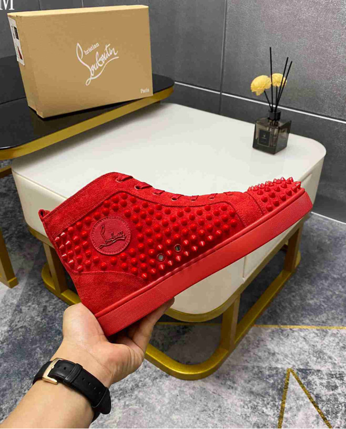 Christian Louboutin Spike High Top Sneakers