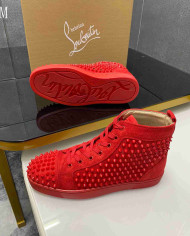 Christian Louboutin Spike High Top Sneakers