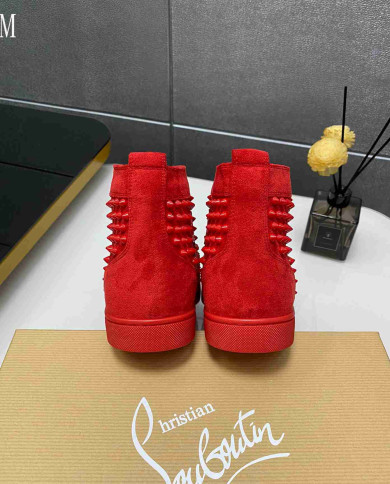 Christian Louboutin Spike High Top Sneakers