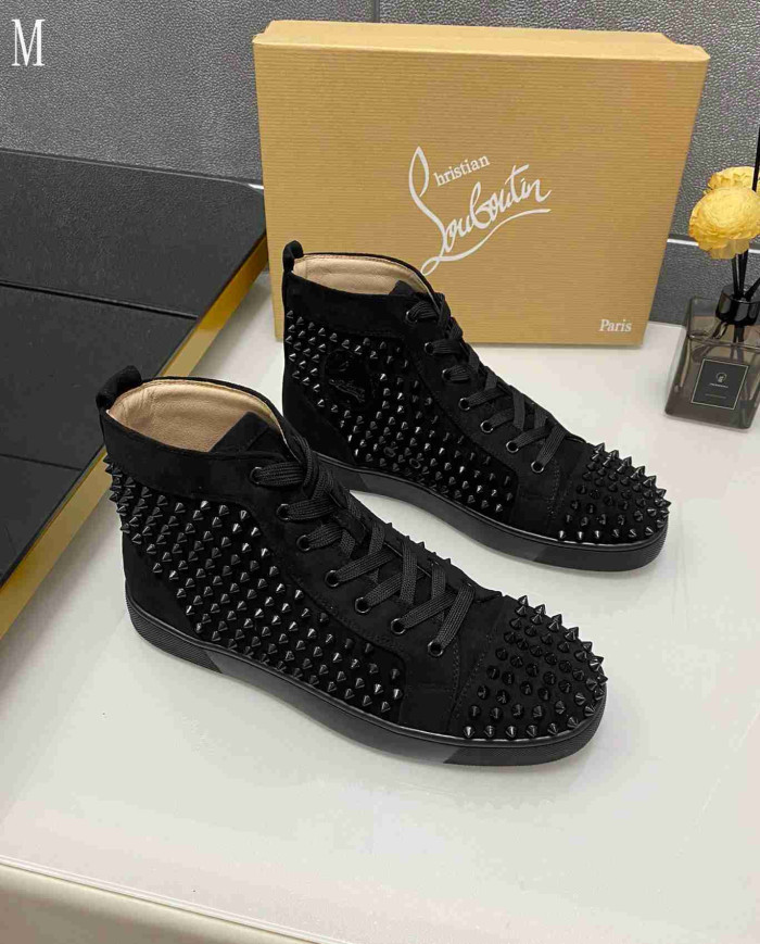 Christian Louboutin Spike High Top Sneakers