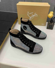 Christian Louboutin Strass High Top Sneakers