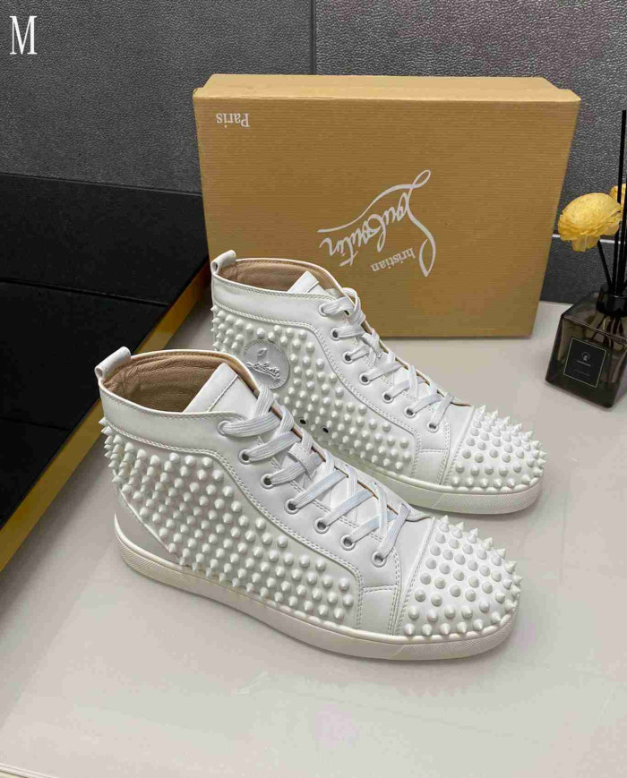 Christian Louboutin Spike High Top Sneakers