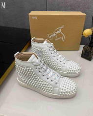 Christian Louboutin Spike High Top Sneakers