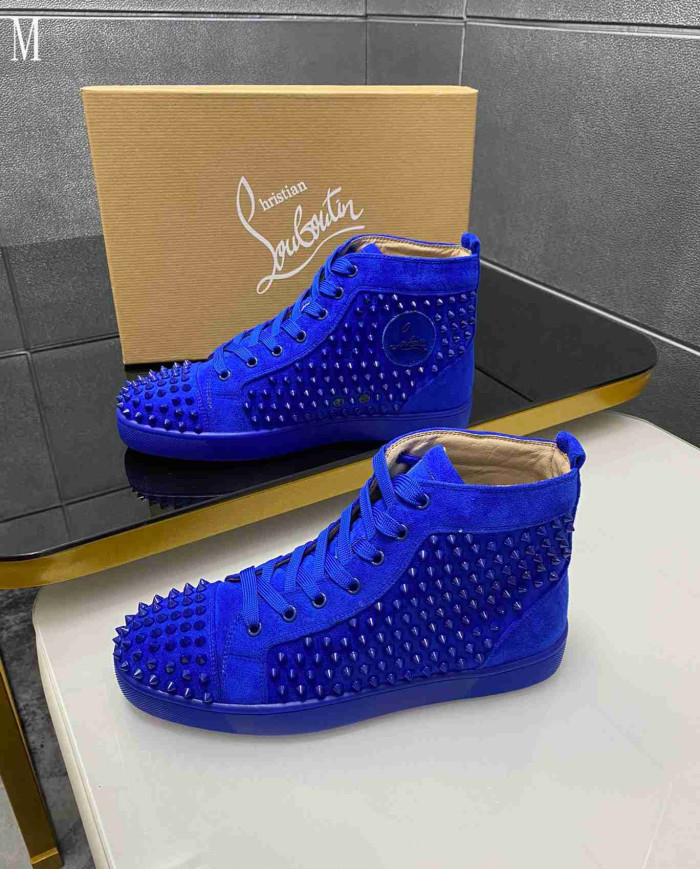 Christian Louboutin Spike High Top Sneakers