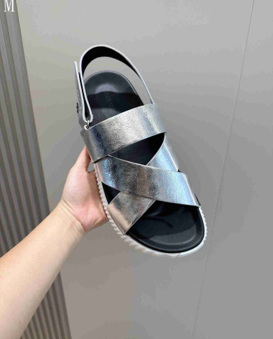 Hermes Cross Strap Sandals