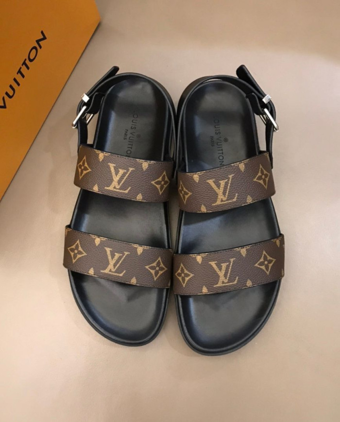 Louis Vuitton Monogram Buckle Sandals