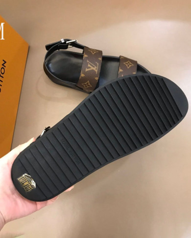 Louis Vuitton Monogram Buckle Sandals