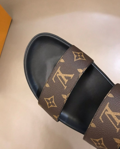 Louis Vuitton Monogram Buckle Sandals