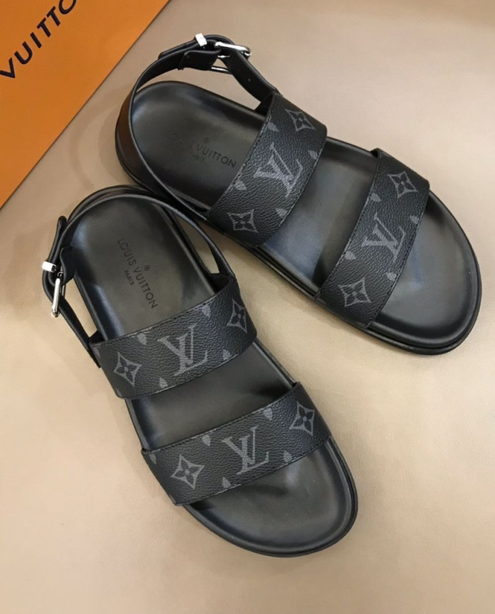 Louis Vuitton Monogram Buckle Sandals