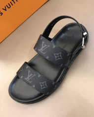 Louis Vuitton Monogram Buckle Sandals