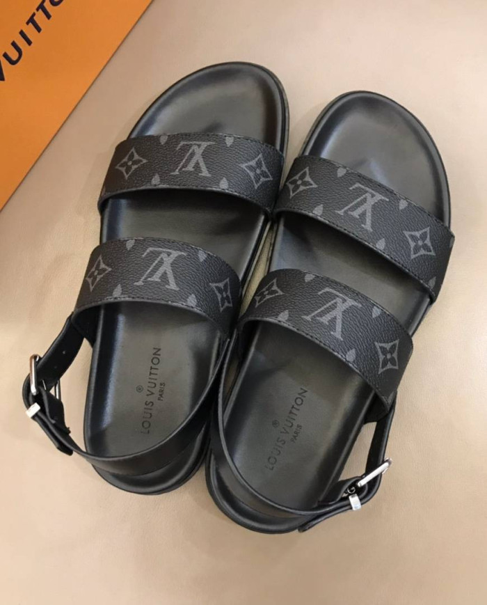 Louis Vuitton Monogram Buckle Sandals