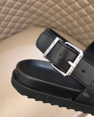 Louis Vuitton Monogram Buckle Sandals