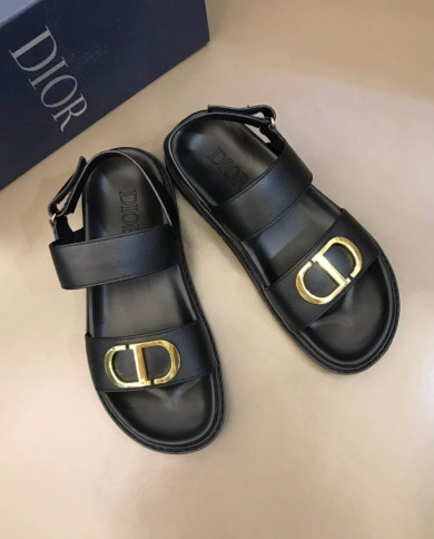 Dior CD Logo Buckle Sandals