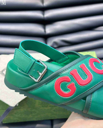 Gucci Letter Cross Strap Sandals