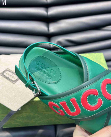 Gucci Letter Cross Strap Sandals