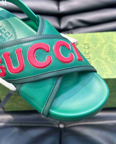 Gucci Letter Cross Strap Sandals