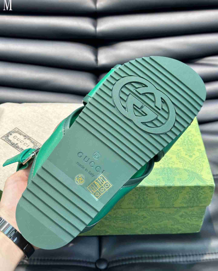 Gucci Letter Cross Strap Sandals