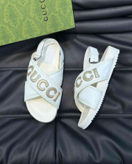 Gucci Letter Cross Strap Sandals