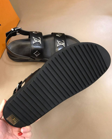 Louis Vuitton Men's Buckle Sandals